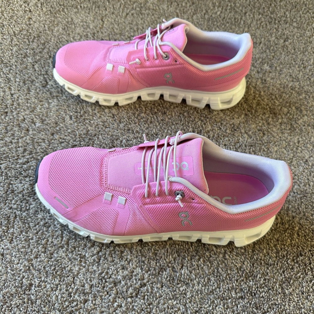 On Running Women's Pink Sneakers - Picture 3 of 7